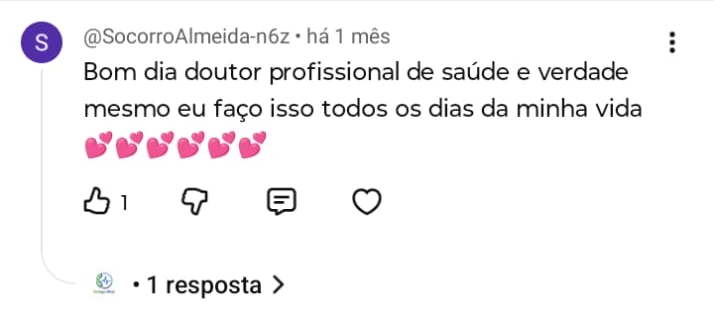 Comentários reais agradecendo as orientações do Dr. Cavalcanti