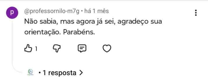 Comentários reais de seguidores do Canal Código Vital